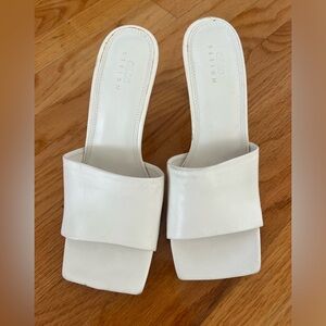 ASOS white kitten heels size 8 - good condition